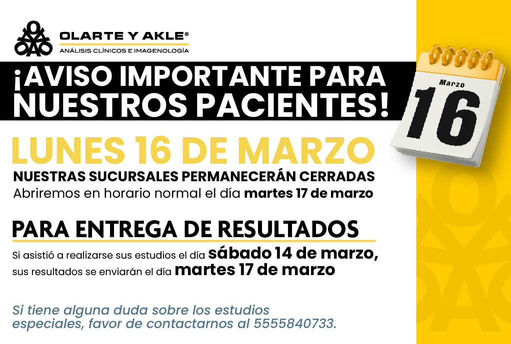 ¡AVISO IMPORTANTE PARA NUESTROS PACIENTES!
