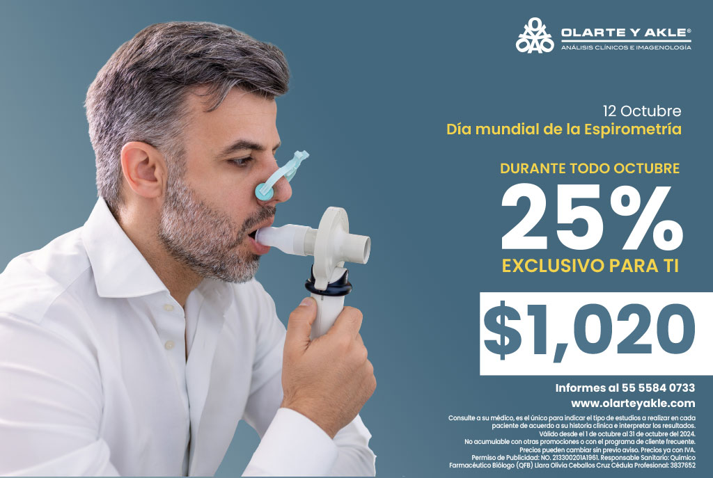 Precio especial en Espirometría